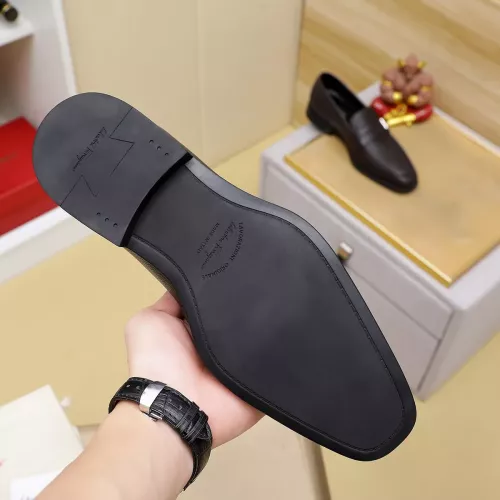 Replica Salvatore Ferragamo Leather Shoes For Men #1340040 $85.00 USD for Wholesale