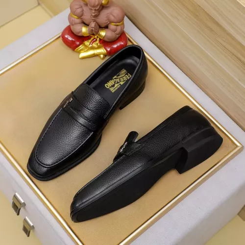 Replica Salvatore Ferragamo Leather Shoes For Men #1340043 $85.00 USD for Wholesale