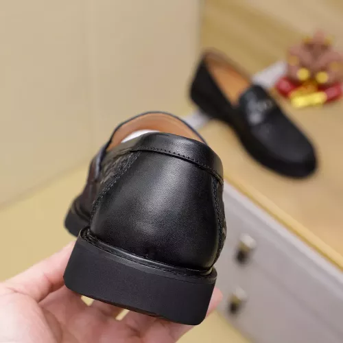 Replica Salvatore Ferragamo Leather Shoes For Men #1340051 $88.00 USD for Wholesale