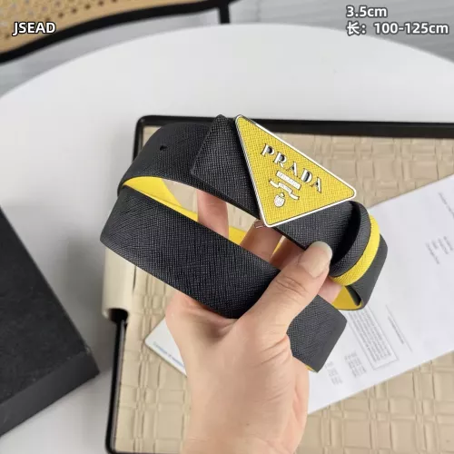 Replica Prada AAA Quality Belts In Silver For Men #1340116 $56.00 USD for Wholesale