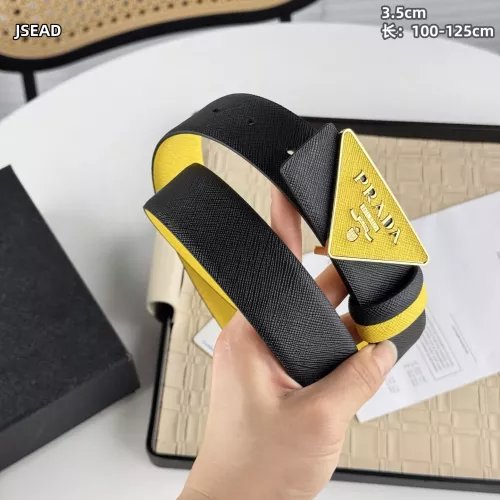 Replica Prada AAA Quality Belts In Gold For Men #1340117 $56.00 USD for Wholesale