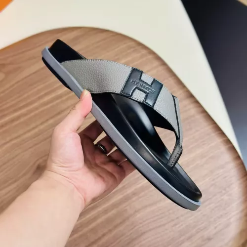 Replica Hermes Slippers For Men #1340197 $82.00 USD for Wholesale