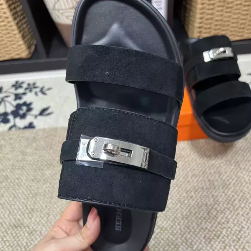 Replica Hermes Slippers For Men #1340333 $60.00 USD for Wholesale