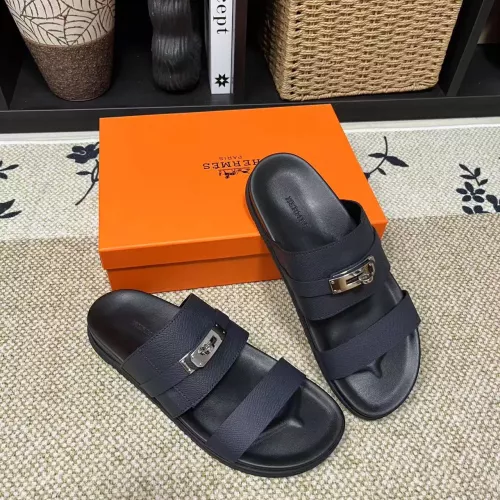 Hermes Slippers For Men #1340337 $60.00 USD, Wholesale Replica Hermes Slippers