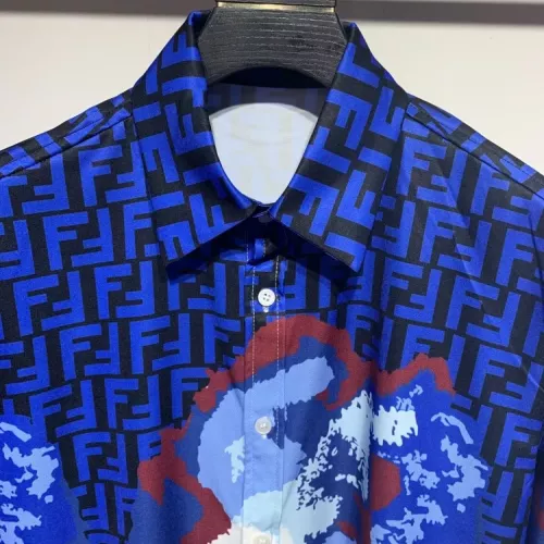 Replica Fendi Shirts Long Sleeved For Men #1340451 $41.00 USD for Wholesale