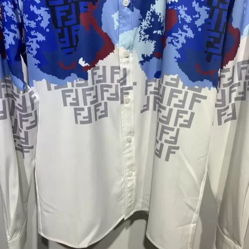 Replica Fendi Shirts Long Sleeved For Men #1340451 $41.00 USD for Wholesale