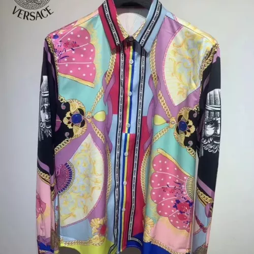 Versace Shirts Long Sleeved For Men #1340453