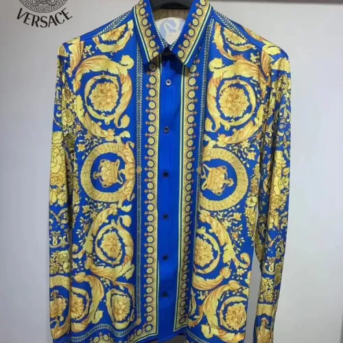 Versace Shirts Long Sleeved For Men #1340457