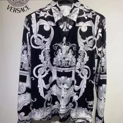 Versace Shirts Long Sleeved For Men #1340460