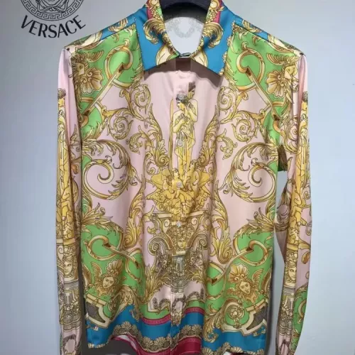 Versace Shirts Long Sleeved For Men #1340462