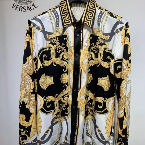 Versace Shirts Long Sleeved For Men #1340465