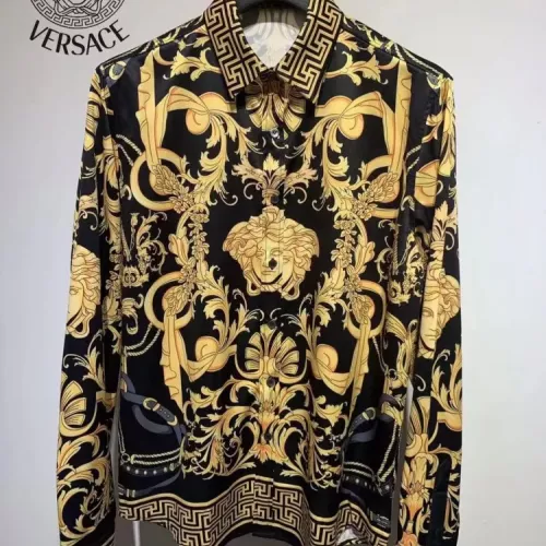 Versace Shirts Long Sleeved For Men #1340467