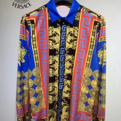 Versace Shirts Long Sleeved For Men #1340470