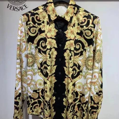 Versace Shirts Long Sleeved For Men #1340477