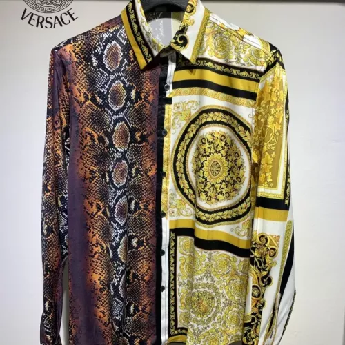 Versace Shirts Long Sleeved For Men #1340483