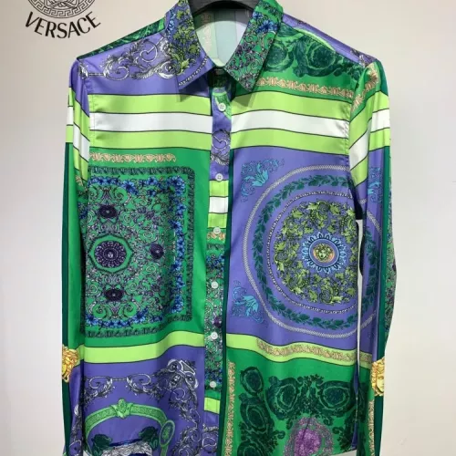 Versace Shirts Long Sleeved For Men #1340484