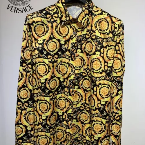 Versace Shirts Long Sleeved For Men #1340486