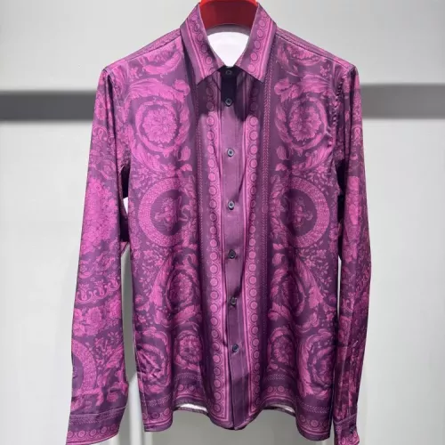 Versace Shirts Long Sleeved For Men #1340488