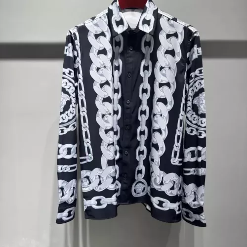 Versace Shirts Long Sleeved For Men #1340489