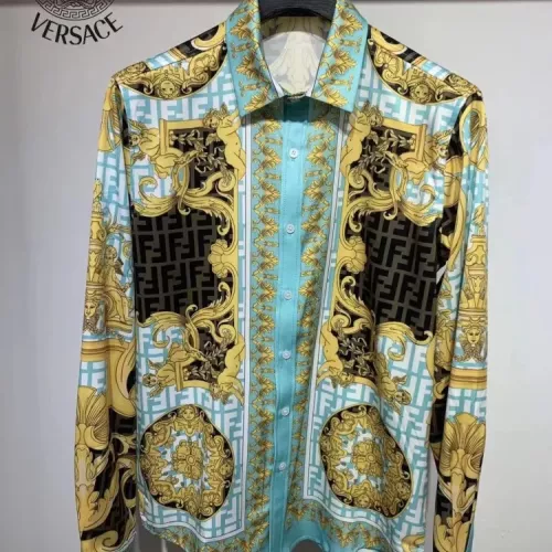 Versace Shirts Long Sleeved For Men #1340494