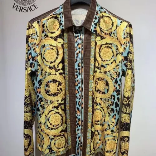 Versace Shirts Long Sleeved For Men #1340495