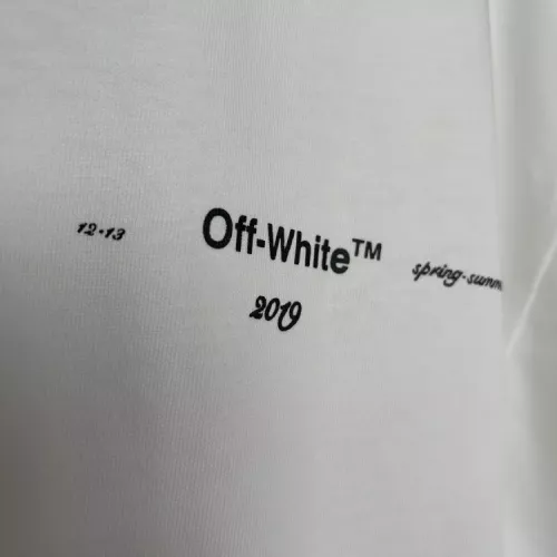 Replica Off-White T-Shirts Short Sleeved For Unisex #1340613 $40.00 USD for Wholesale