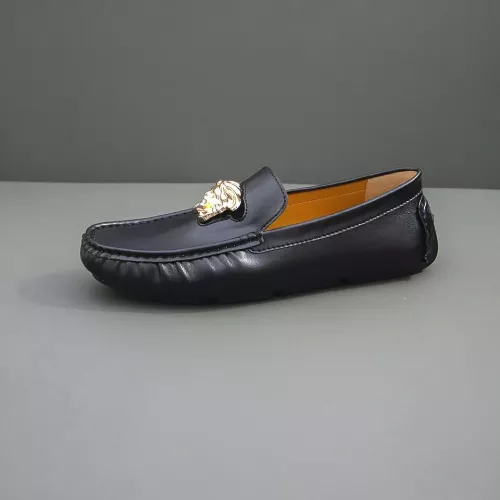 Replica Versace Leather Shoes For Men #1340935 $76.00 USD for Wholesale