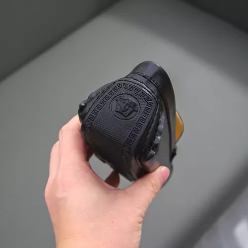 Replica Versace Leather Shoes For Men #1340935 $76.00 USD for Wholesale