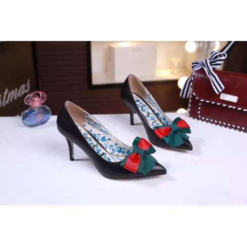 Replica Gucci High-Heeled Shoes For Women #1340960 $80.00 USD for Wholesale