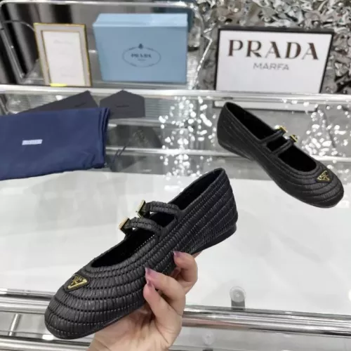 Replica Prada Flat Shoes For Women #1341021 $122.00 USD for Wholesale