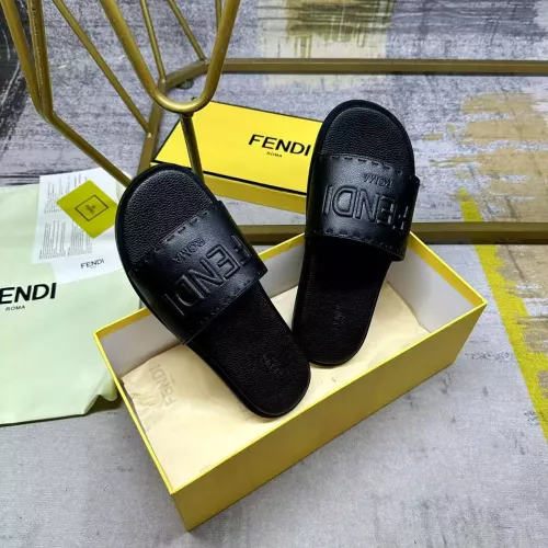Replica Fendi Slippers For Men #1341058 $76.00 USD for Wholesale