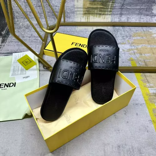 Replica Fendi Slippers For Men #1341058 $76.00 USD for Wholesale