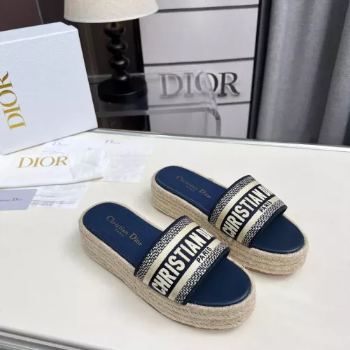 Replica Christian Dior Slippers For Women #1341077 $82.00 USD for Wholesale
