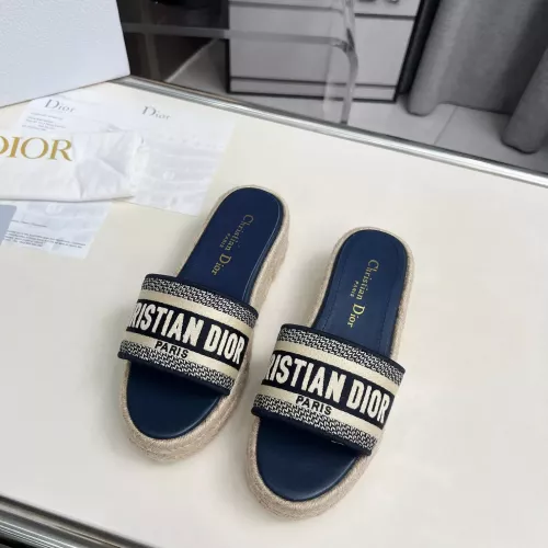 Replica Christian Dior Slippers For Women #1341077 $82.00 USD for Wholesale