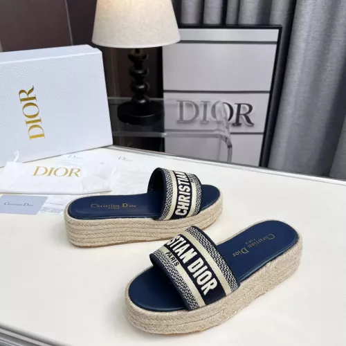 Replica Christian Dior Slippers For Women #1341077 $82.00 USD for Wholesale