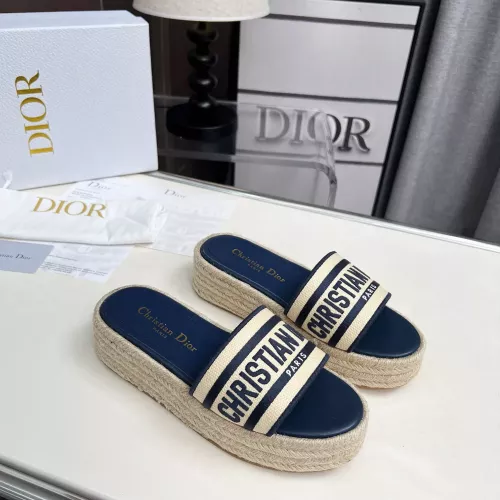 Replica Christian Dior Slippers For Women #1341079 $82.00 USD for Wholesale