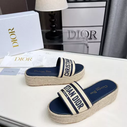 Replica Christian Dior Slippers For Women #1341079 $82.00 USD for Wholesale