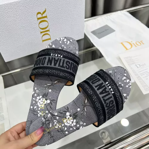 Replica Christian Dior Slippers For Women #1341081 $72.00 USD for Wholesale