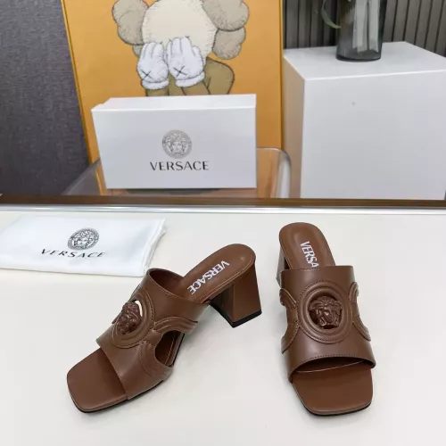 Replica Versace Slippers For Women #1341087 $92.00 USD for Wholesale