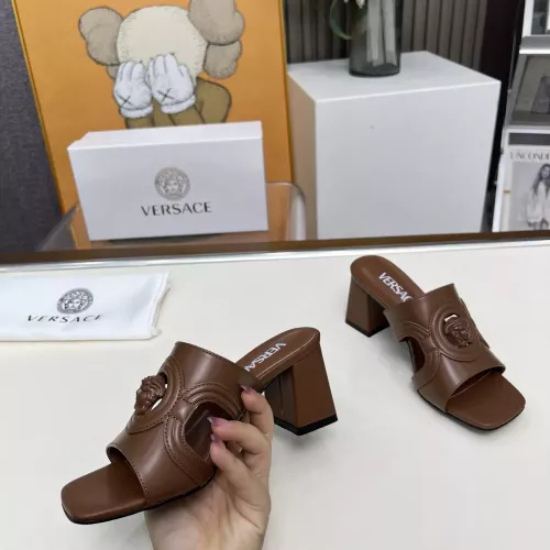 Replica Versace Slippers For Women #1341087 $92.00 USD for Wholesale