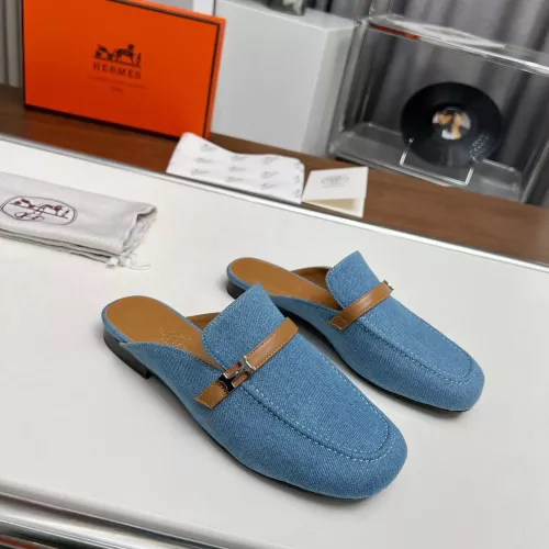 Replica Hermes Slippers For Women #1341168 $88.00 USD for Wholesale