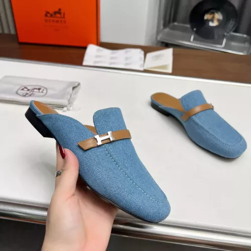 Replica Hermes Slippers For Women #1341168 $88.00 USD for Wholesale
