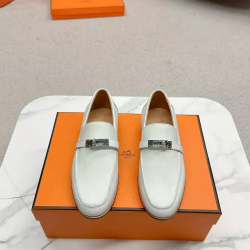 Replica Hermes Leather Shoes For Women #1341207 $125.00 USD for Wholesale