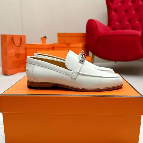 Replica Hermes Leather Shoes For Women #1341207 $125.00 USD for Wholesale