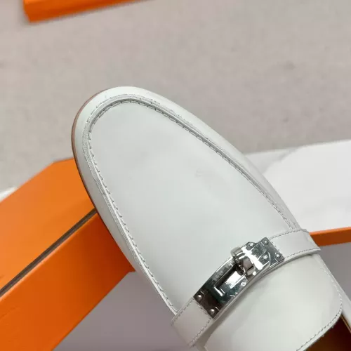 Replica Hermes Leather Shoes For Women #1341207 $125.00 USD for Wholesale