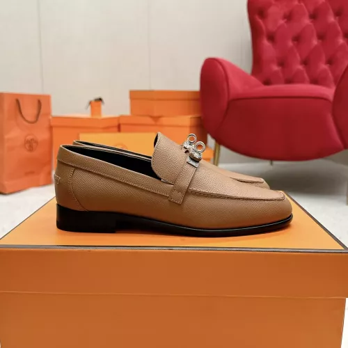 Replica Hermes Leather Shoes For Women #1341211 $125.00 USD for Wholesale