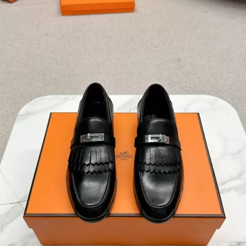 Replica Hermes Leather Shoes For Women #1341220 $125.00 USD for Wholesale