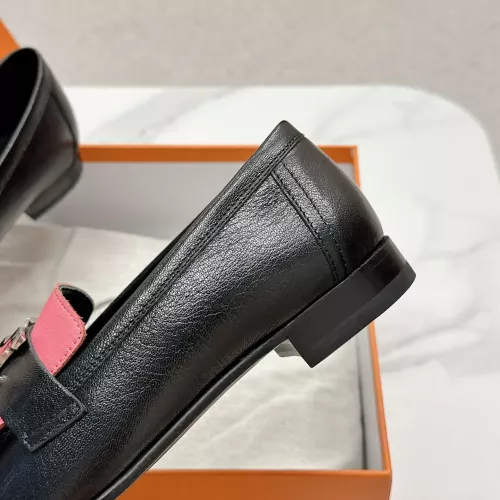 Replica Hermes Leather Shoes For Women #1341240 $125.00 USD for Wholesale