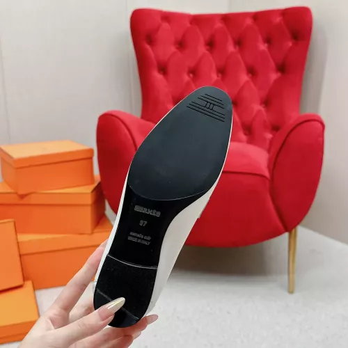 Replica Hermes Leather Shoes For Women #1341271 $125.00 USD for Wholesale
