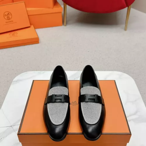 Replica Hermes Leather Shoes For Women #1341272 $125.00 USD for Wholesale